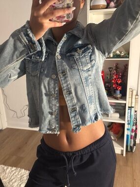 Nautical Light Wash Denim Jacket by htrailz
